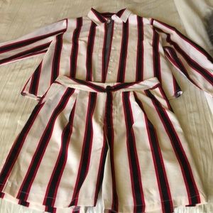 Two piece short set